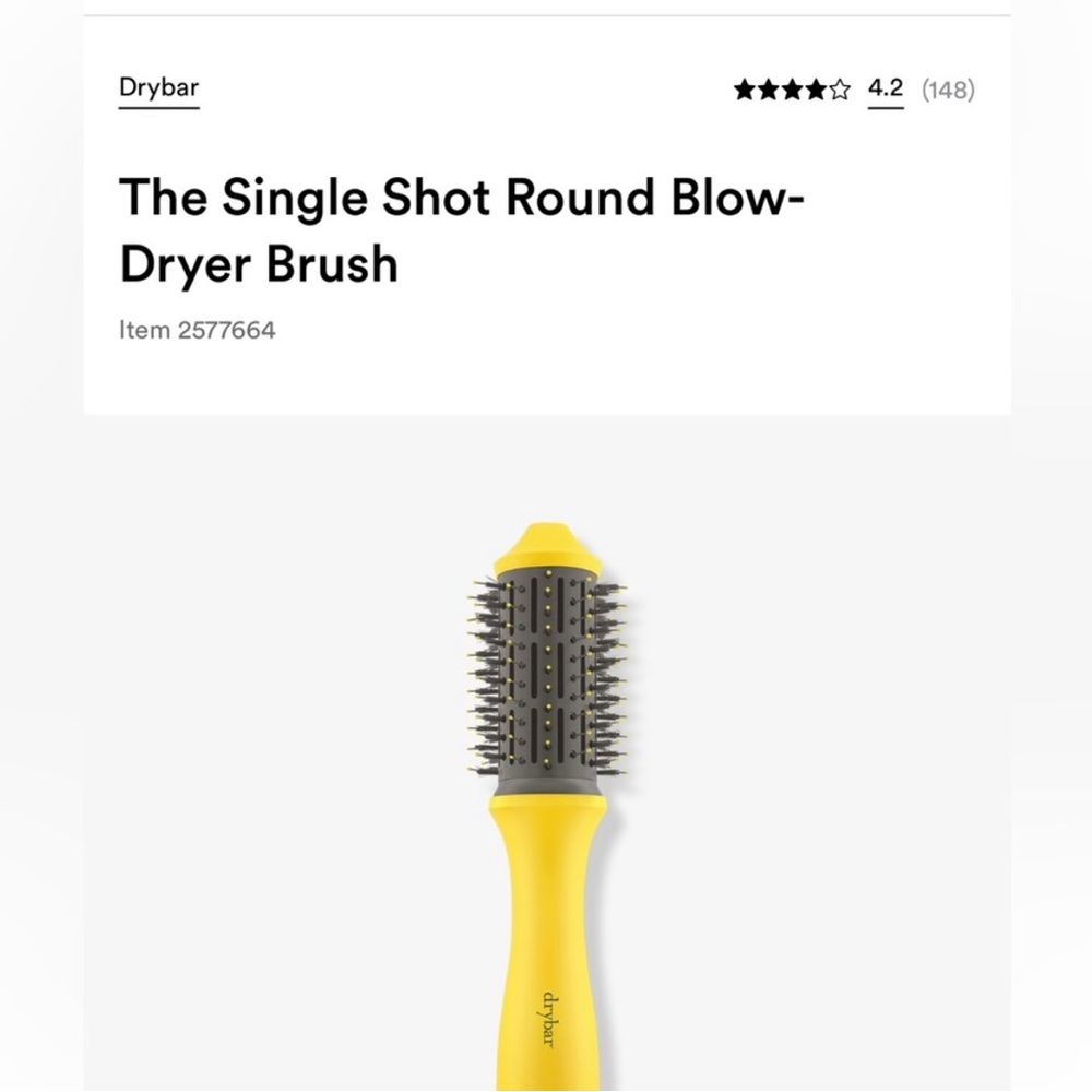 Drybar yellow round blowout brush